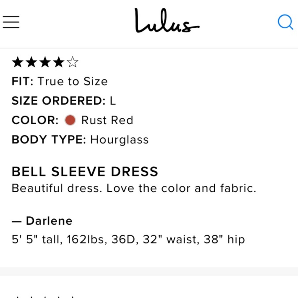 Lulu’s Red Rust Bell Sleeve Flare Mini Dress - Picture 11 of 12